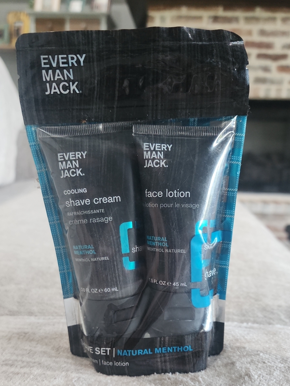 NWT Every Man Jack Shave Cream & Face Lotion Bundle- Natural Menthol